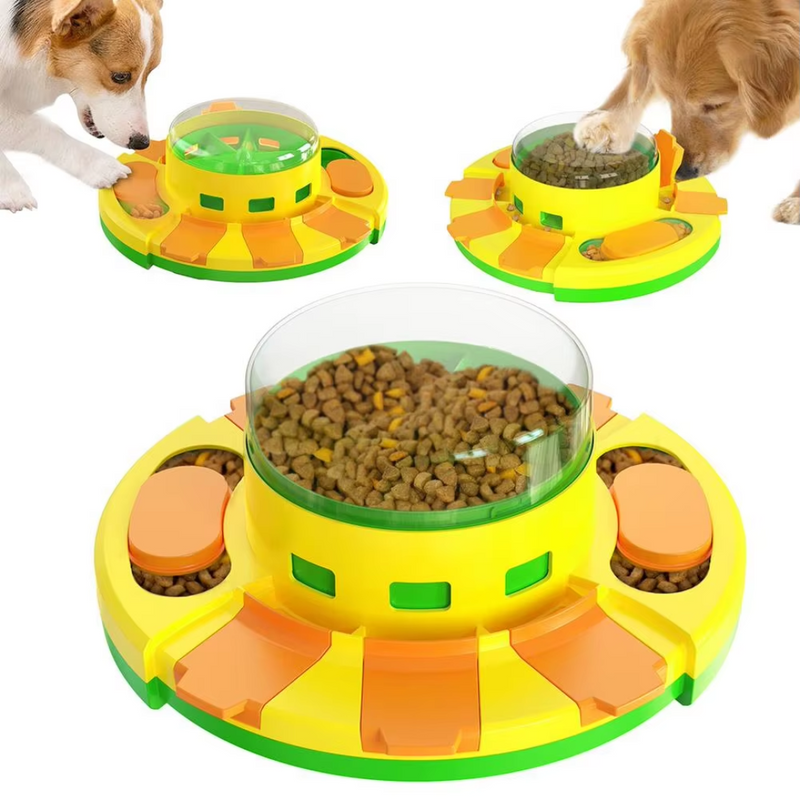 PawQuest – Kæledyr flip-top puslespilsføder med hjernestimulerende design