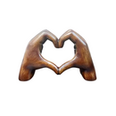 HeartGlow - Gestusstatue Med Trækorn