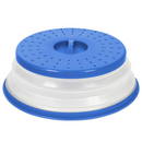 PrepNest – Multifunktionelt mikrobølge-stænklåg med indbygget dørslag og si