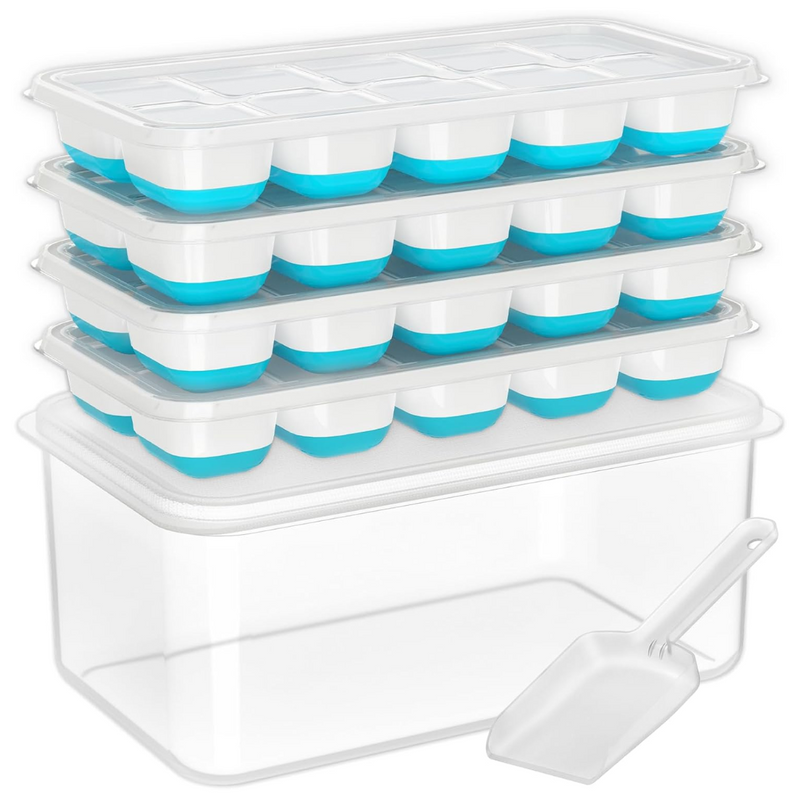StackChill – Stabelbare isterningbakker med flere rum og gitterformet design