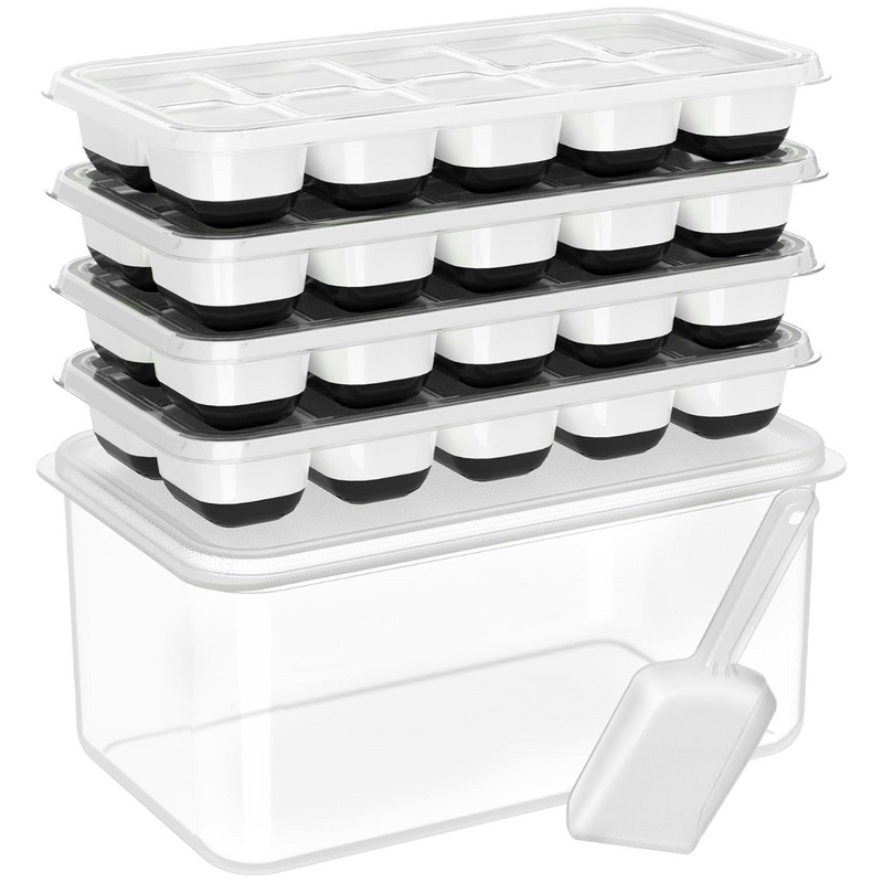 StackChill – Stabelbare isterningbakker med flere rum og gitterformet design
