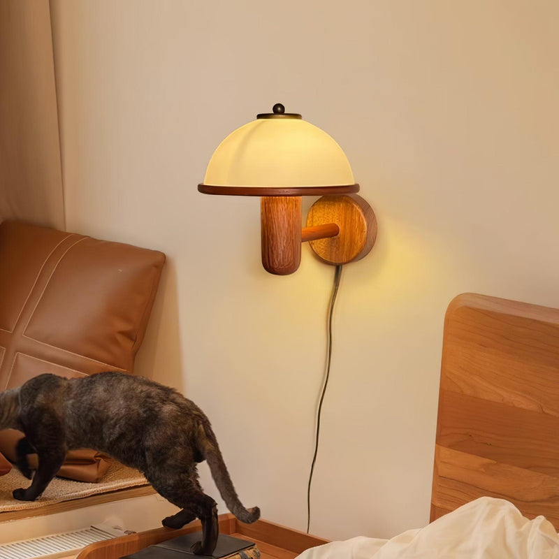WoodMush – Unik Svampevæglampe med Naturinspireret Charme