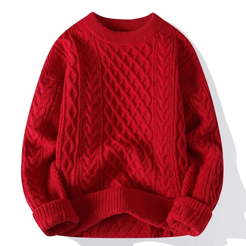 Emma – Oversized sweater med rund hals og ribkanter