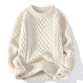 Emma – Oversized sweater med rund hals og ribkanter