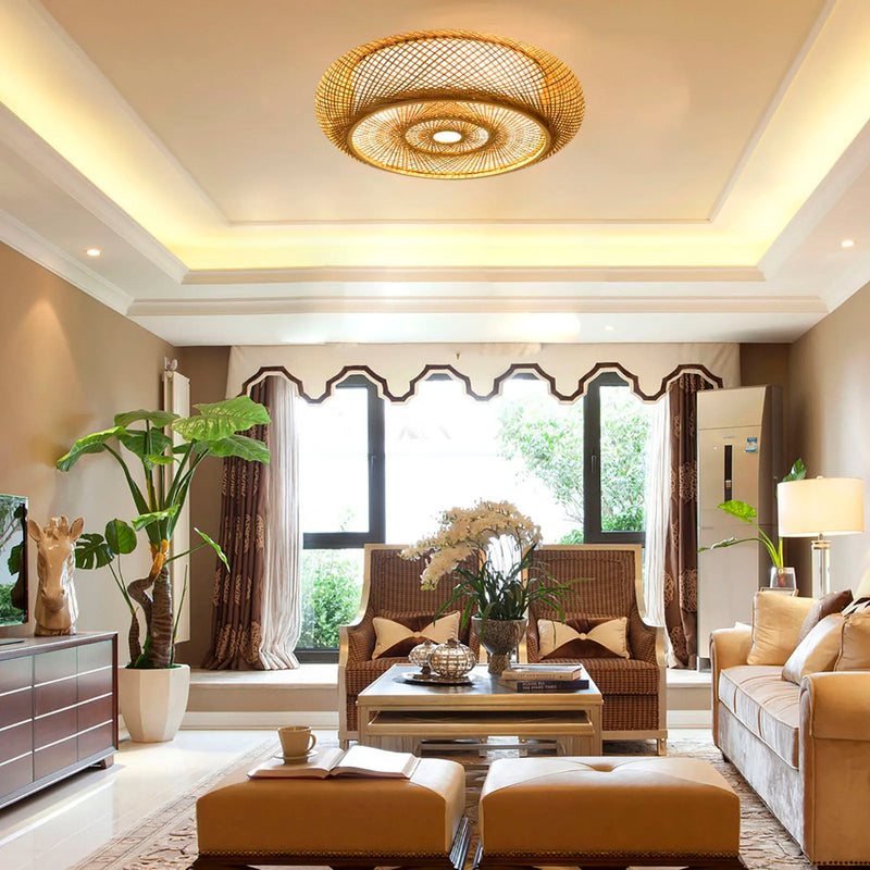 GlowArt - Kunstnerisk Loftslampe til Elegant Stemningsbelysning