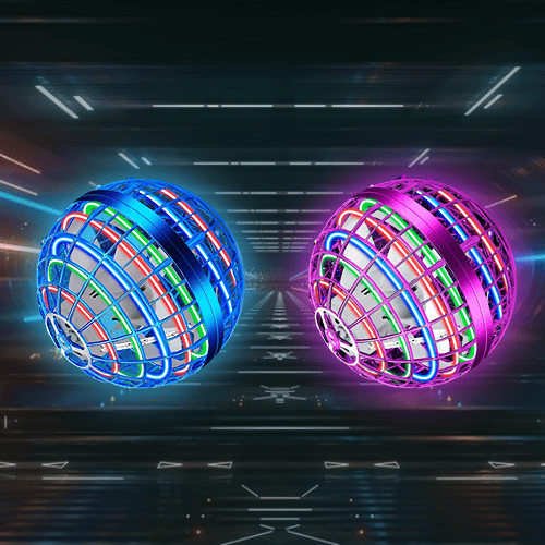 HoverSphere – AI flyvende spinnerkugle med boomerang effekt og LED lys