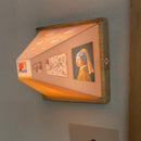 ArtGlow – 3D Optisk Illusion Væglampe med Ambient LED-Skær