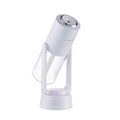 BreezeFlow – Roterende luftfugter med LED og cylindrisk form samt timerfunktion