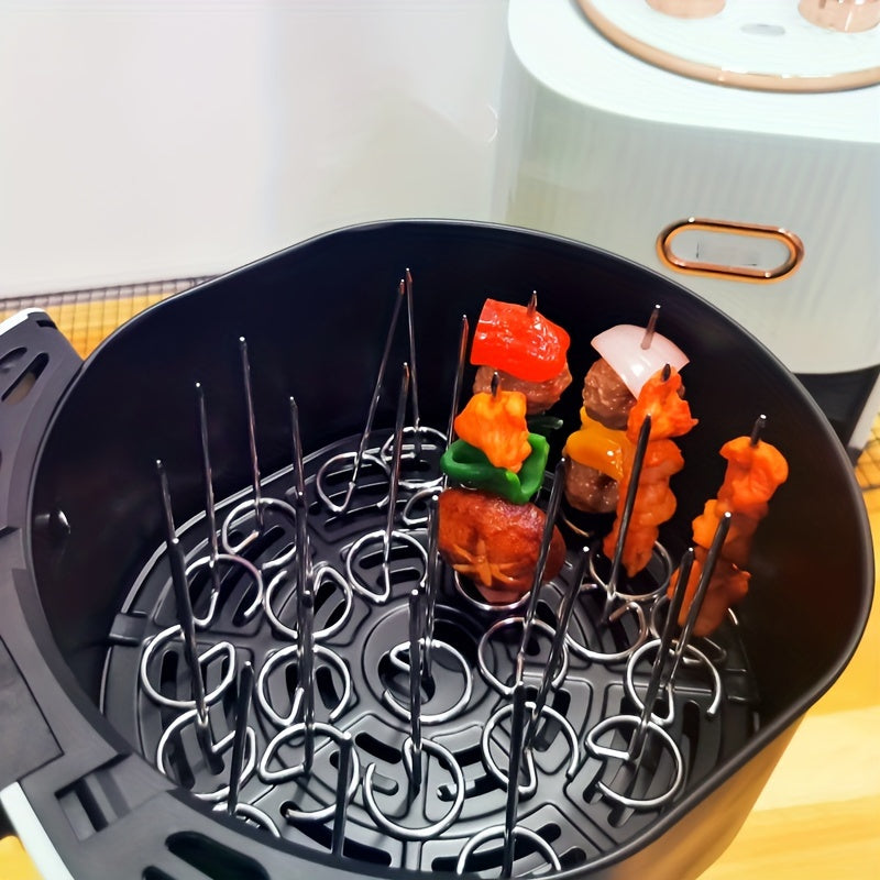 GrillPro – 10-Pak Rustfri Stål Spyd til Jævn Grillning