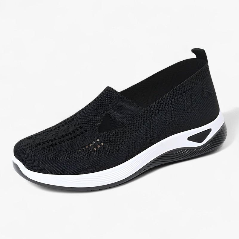 Katherine – Slip on sneakers med fleksibel sål og unikt udskæringsdesign