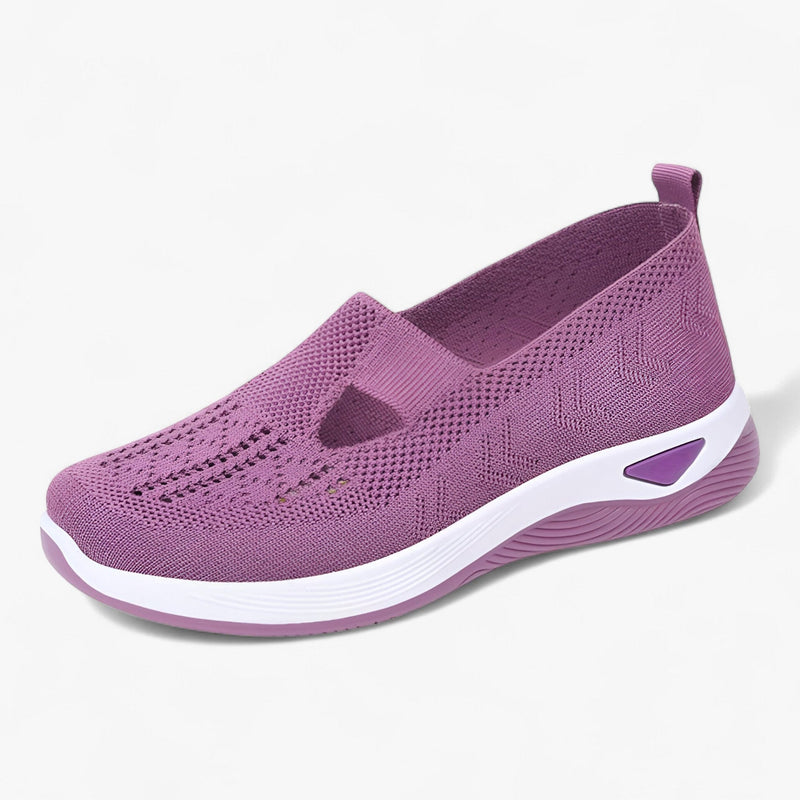 Katherine – Slip on sneakers med fleksibel sål og unikt udskæringsdesign