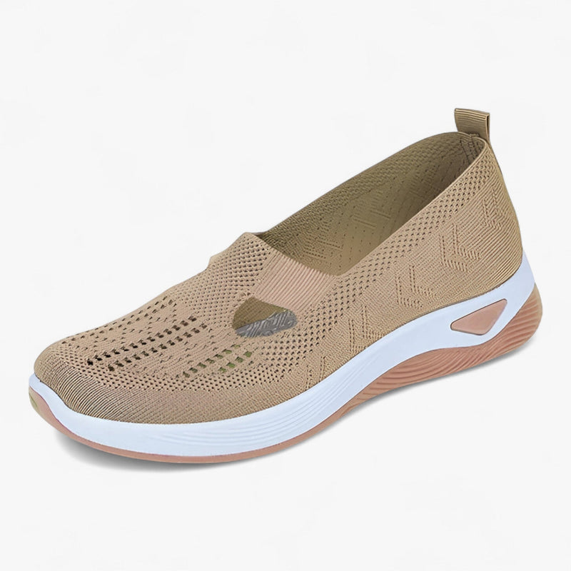 Katherine – Slip on sneakers med fleksibel sål og unikt udskæringsdesign
