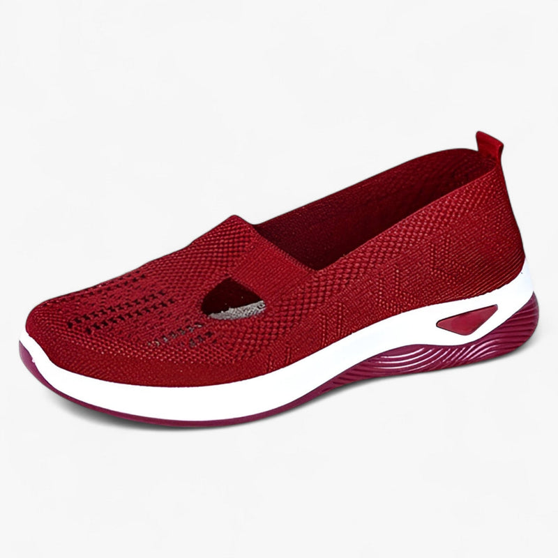 Katherine – Slip on sneakers med fleksibel sål og unikt udskæringsdesign