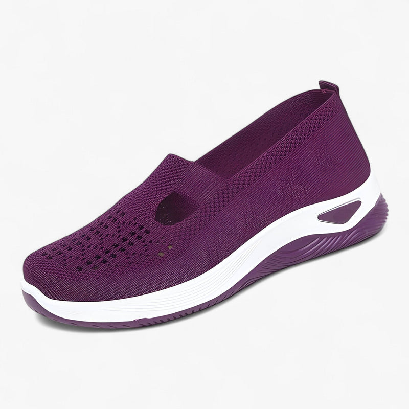 Katherine – Slip on sneakers med fleksibel sål og unikt udskæringsdesign
