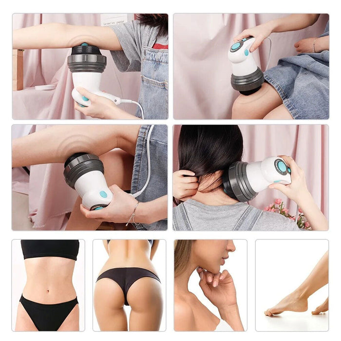 SilkTide – Anti-Cellulite Massager Med Ergonomisk Håndtag og Justerbare Hastigheder