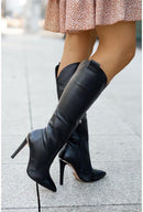 Amnda - Elegante højhælede støvler med komfort