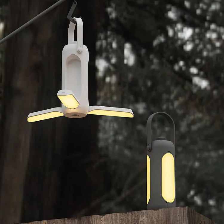 CampGlow - Bærbar genopladelig lanterne med SOS funktion og let design