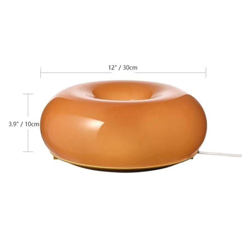 GlowRing – Donut væglampe og bordlampe med berøringsstyret lysstyrke