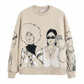 Cora – Langærmet sweatshirt med rund hals og loose fit design