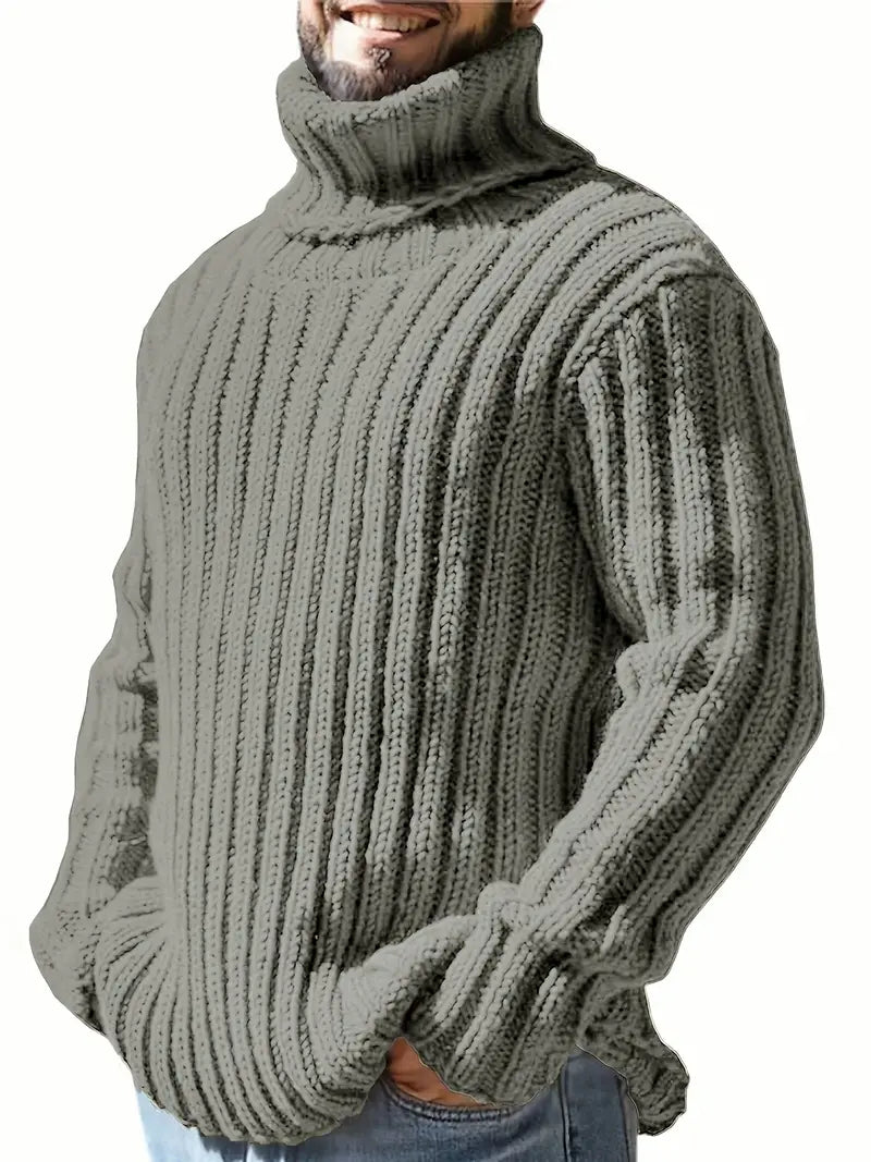 Henry - Blød rullekravesweater for ultimativ varme