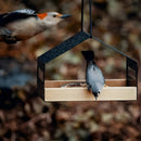 BirdHaven – Stilfuldt hængende fuglehus med indbygget foderautomat