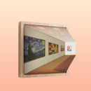 ArtGlow – 3D Optisk Illusion Væglampe med Ambient LED-Skær