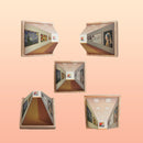 ArtGlow – 3D Optisk Illusion Væglampe med Ambient LED-Skær