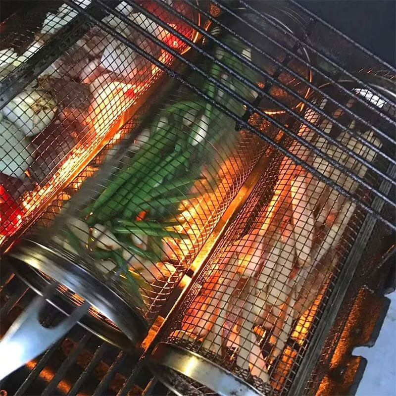 CylinderGrill - Cylinderkurv til sarte og små fødevarer 1+1 Gratis