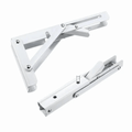 FoldMount - 2 delt kraftig foldbar hyldebeslag med justerbar støtte