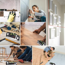 AlignMate - Laserniveauværktøj med 3 vinkel boblelibeller og målebånd