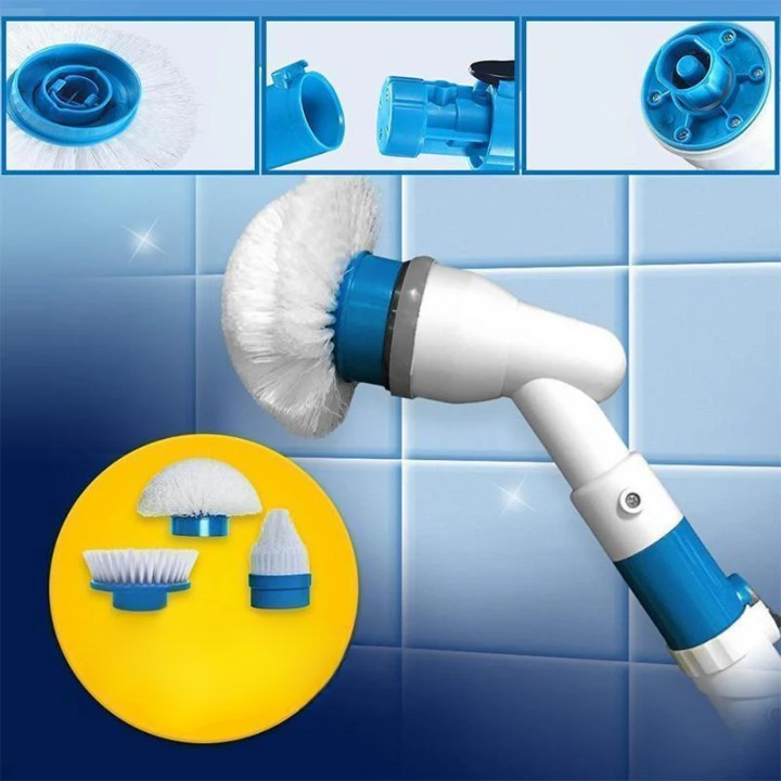 CleanSpin – Elektrisk Rengøringsbørste med Ergonomisk Præcisionsdesign