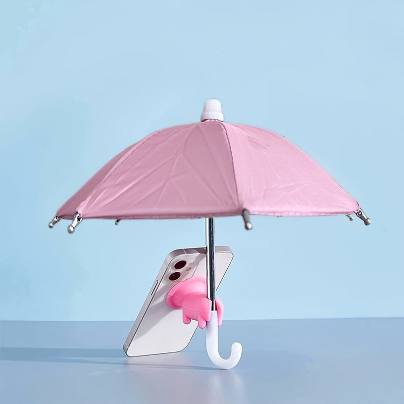 ShadeGuard – Mini parasol til smartphones med kraftig sugekop og vejrbeskyttelse