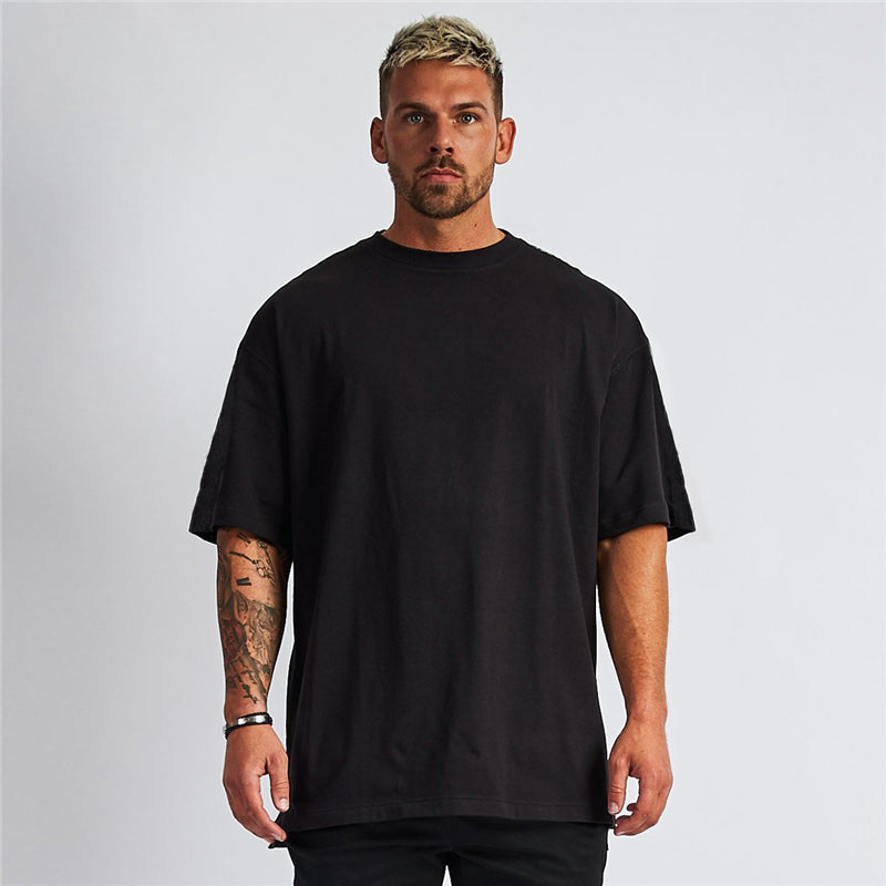 James - kortærmet t shirt med rund hals og oversized look