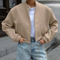 Hanna - Elegant cropped jakke med praktiske lommer