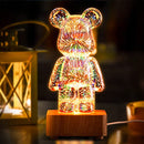GlowBear - 3D flerfarvet lys
