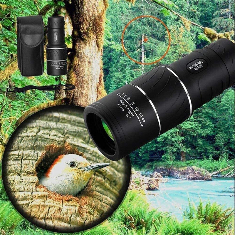 ViewScope - 16x52 bærbart håndholdt teleskop med 10x zoom og justerbar øjekop