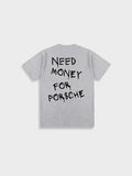 Zoe – Printet let T-shirt med rund hals og korte ærmer
