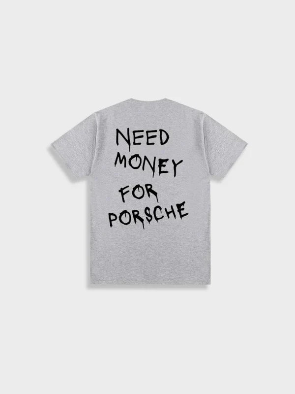 Zoe – Printet let T-shirt med rund hals og korte ærmer
