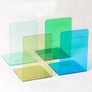 PureStack - Skridsikker bogstøtte i klar akryl til hjemmet og kontoret