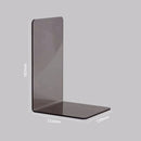 PureStack - Skridsikker bogstøtte i klar akryl til hjemmet og kontoret