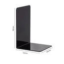 PureStack - Skridsikker bogstøtte i klar akryl til hjemmet og kontoret