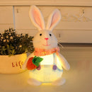 BunnyGlow - Blødt LED Natlys med Kanin-Inspireret Design til Dekorativ Belysning
