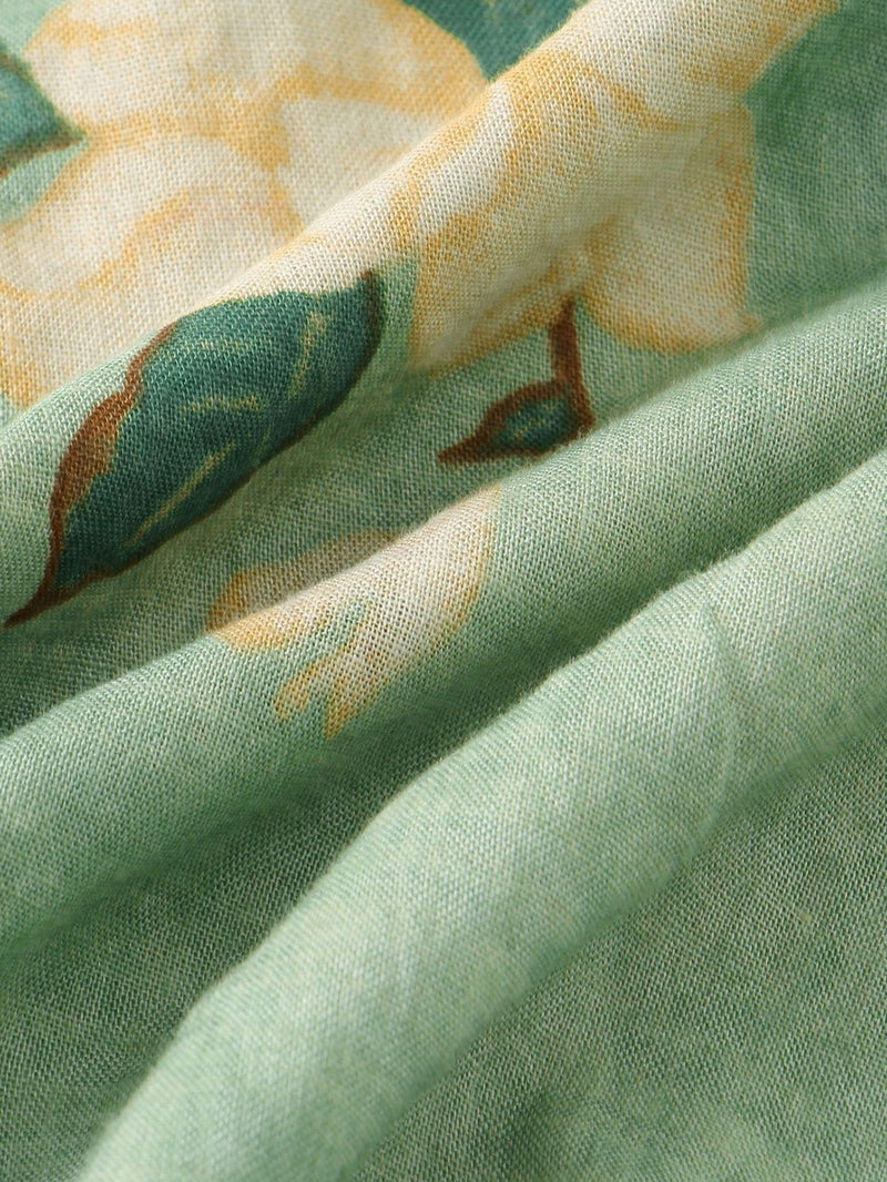 George – Moderne skjorte med korte ærmer og blomsterprint i vintage stil
