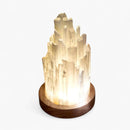 GlowNest – Mini magnetisk ildfluelampe med valnøddetræsbund og beroligende stemningslys