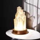 GlowNest – Mini magnetisk ildfluelampe med valnøddetræsbund og beroligende stemningslys