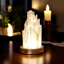 GlowNest – Mini magnetisk ildfluelampe med valnøddetræsbund og beroligende stemningslys