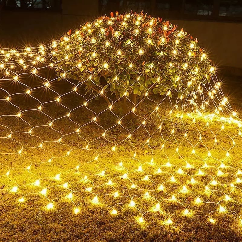 GlowNet – LED netlyskæde med vandtæt design og justerbare lystilstande
