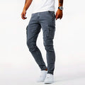 Adam - stilfuld lastbukser med flere lommer og slank pasform design