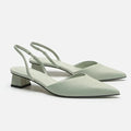 Lena – Slingback sandaler med fin hæl og spids tå