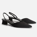 Lena – Slingback sandaler med fin hæl og spids tå